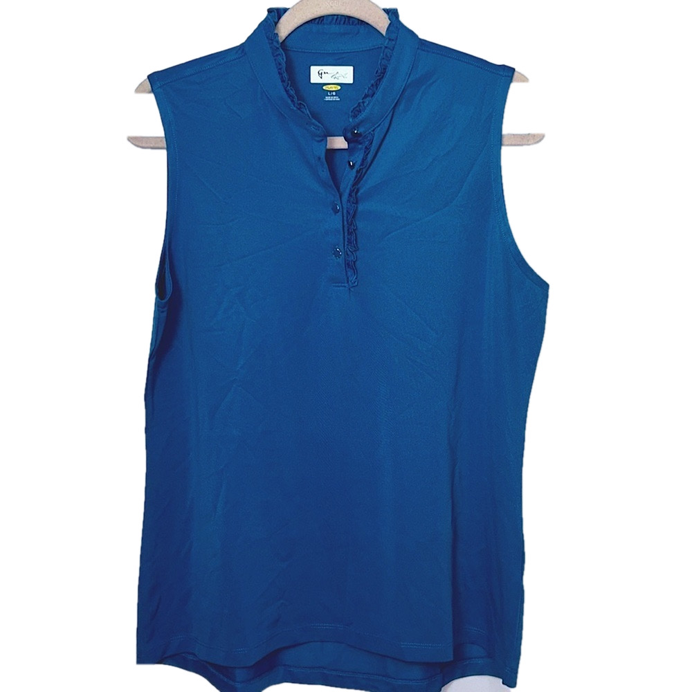 Greg Norman Golf Tank Top Ruffle